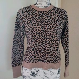 A New Day animal print sweater